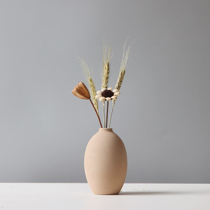 Nordic-Style Mini Ceramic Vases – Assorted Shapes & Colors