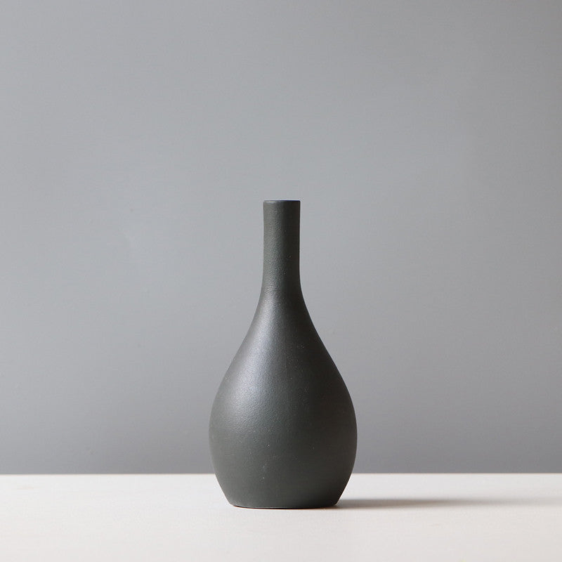Nordic-Style Mini Ceramic Vases – Assorted Shapes & Colors