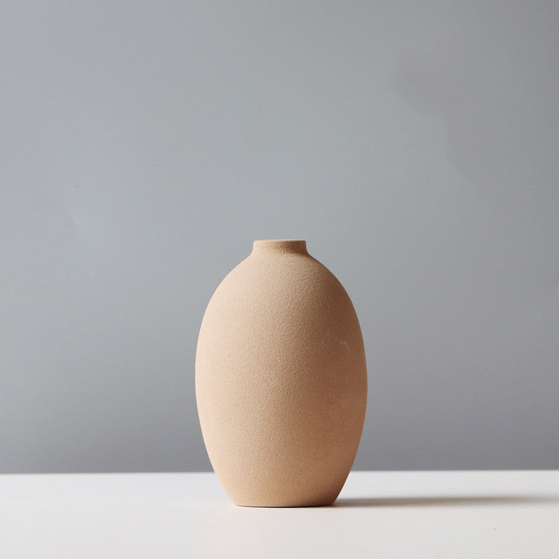 Nordic-Style Mini Ceramic Vases – Assorted Shapes & Colors