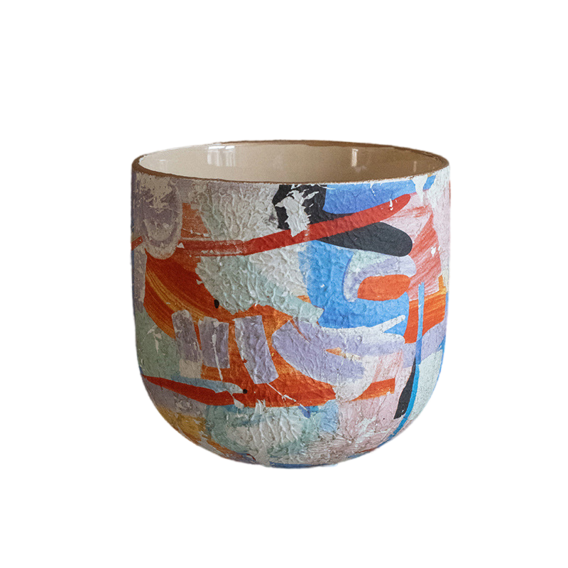 Modern Sculptural Ceramic Planter