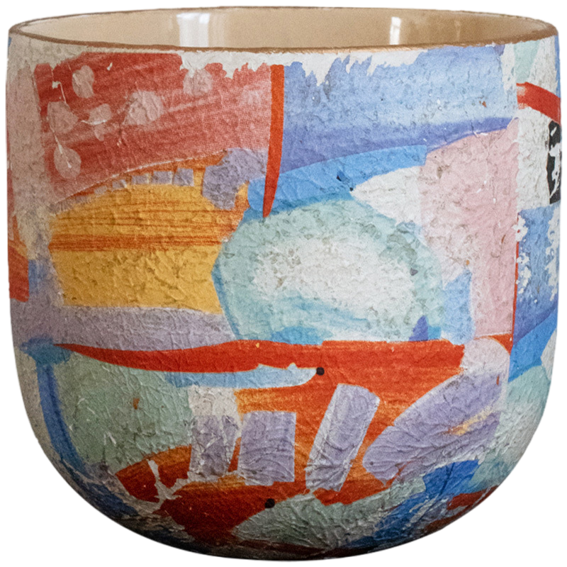 Modern Sculptural Ceramic Planter - Image 2