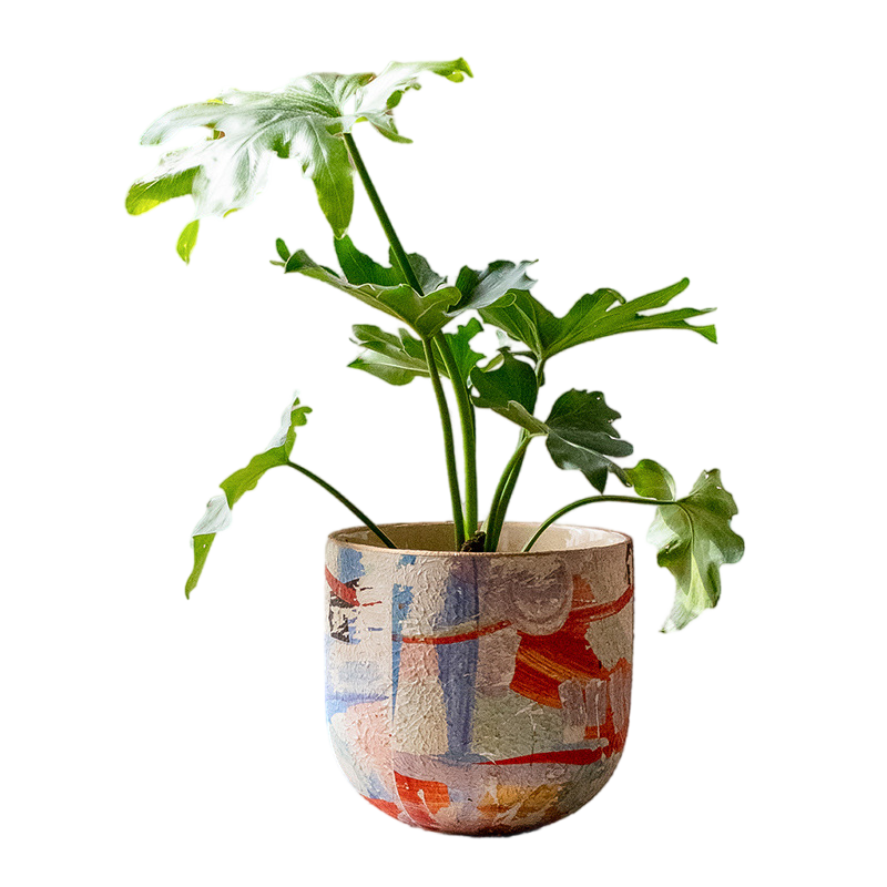 Modern Sculptural Ceramic Planter - Image 4