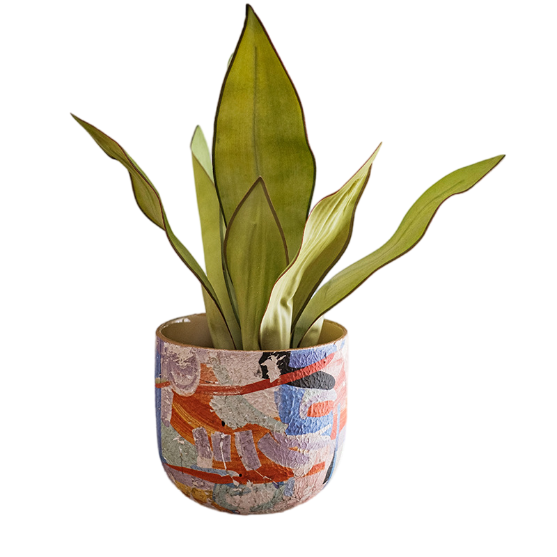 Modern Sculptural Ceramic Planter - Image 5