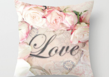 Modern Floral Print Throw Pillow Cover - Image 2