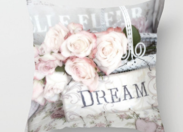 Modern Floral Print Throw Pillow Cover - Image 5