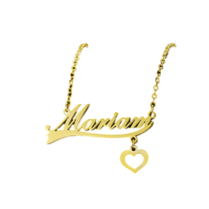 Stainless Steel Customized Various Sign Name Necklace Custom Butterfly Heart Nameplate For Women Girls Christmas Gift