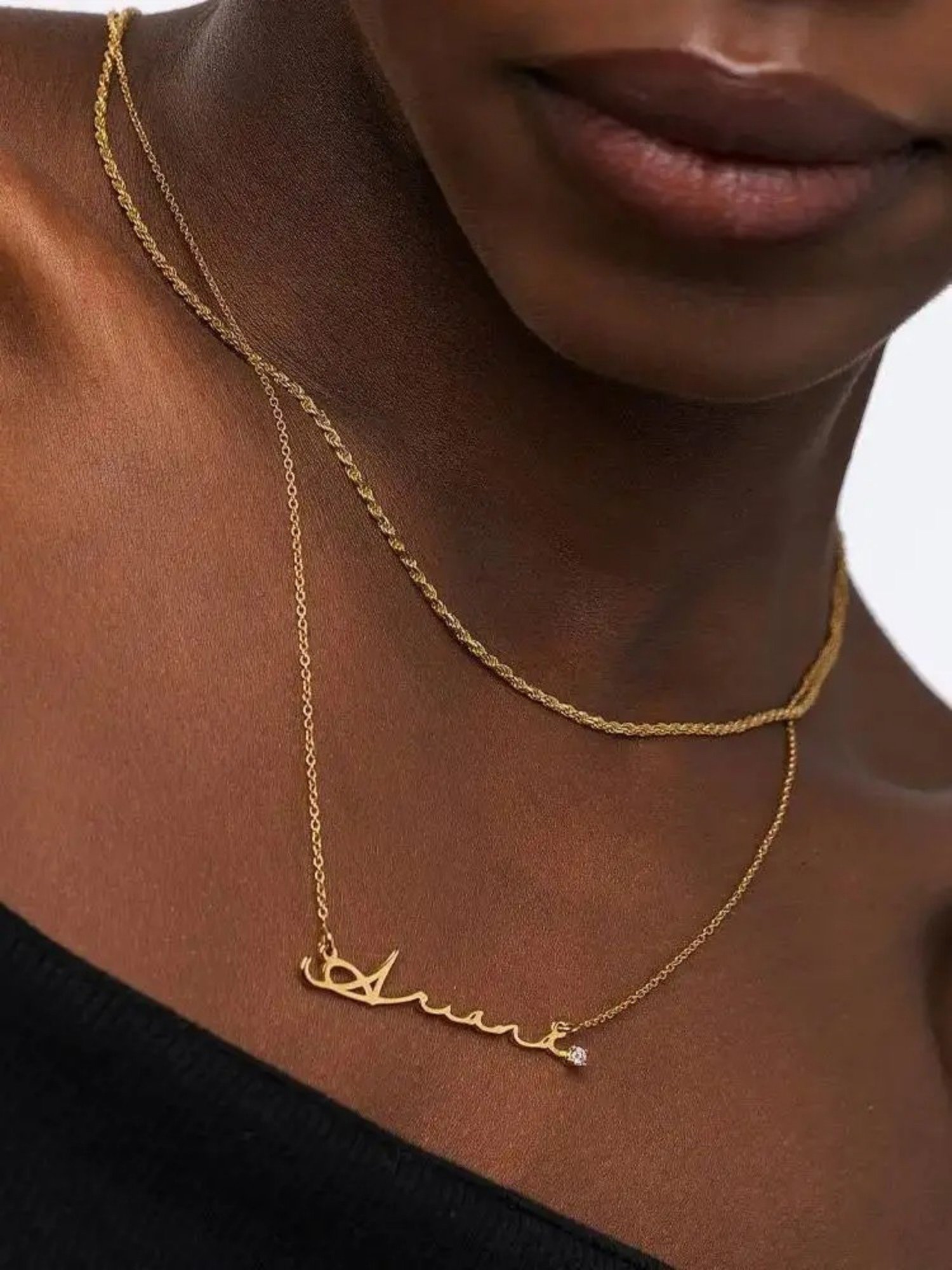 Stainless Steel Personalized Name Necklace - Image 3