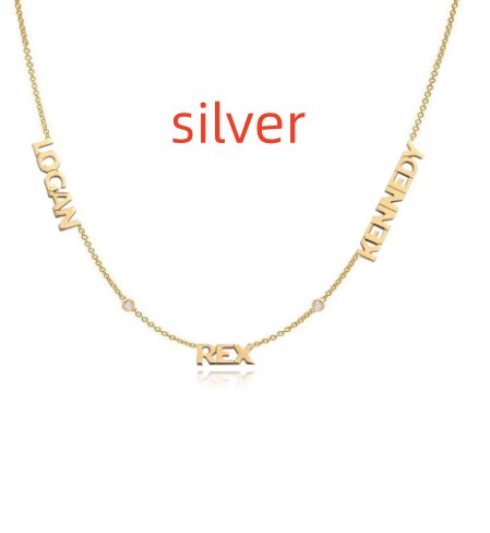 Custom Birthstone Name Necklace Personalized Arabic Birthstone Name Necklace - Image 4