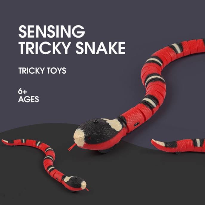 Electric Interactive Snake Cat Toy