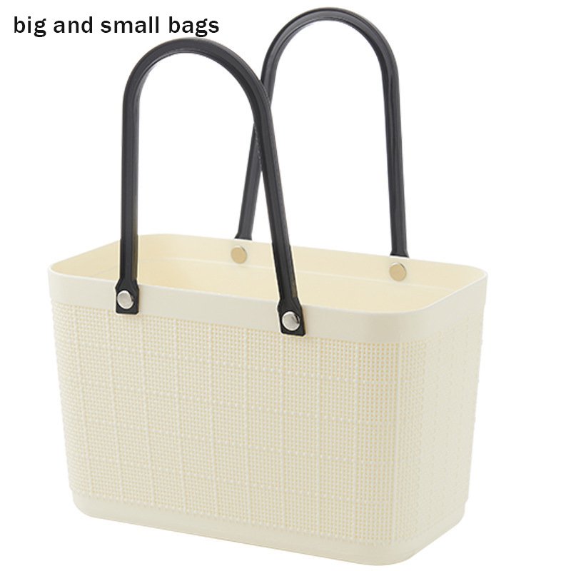 Plastic Storage Shopping Basket Picnic Basket - Image 2