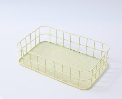 Creative Wrought Iron Ornaments Storage Basket Storage Basket Household Cleaning Debris Cosmetic Storage Basket - Image 5