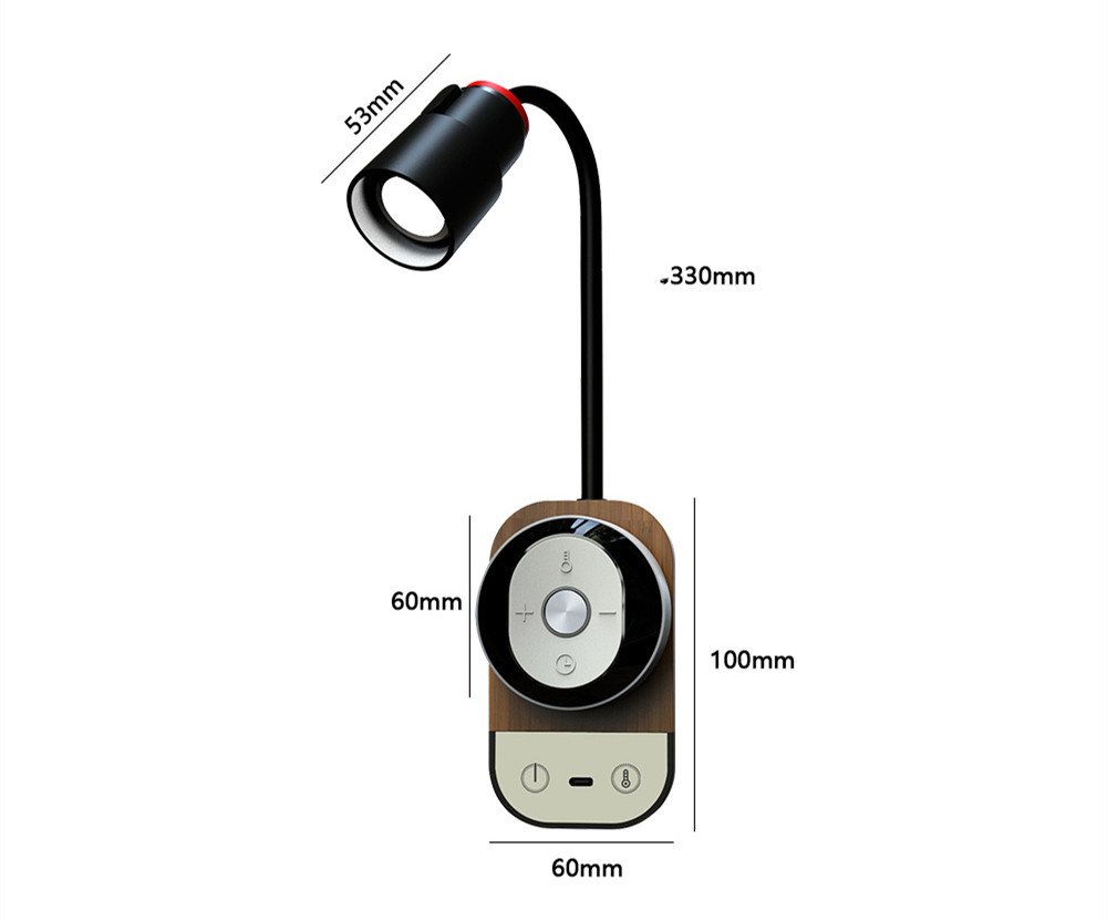 Multifunctional LED Bedside Table Lamp Reading Wall Lamp Magnetic Eye Protection Dimming Table Lamp - Image 5