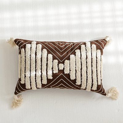 Moroccan Exotic Ethnic Handmade Throw Pillow Cover - Image 3