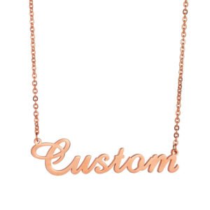 Custom Name Plate Pendant Necklace