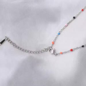 Colorful Enamel Multi-Name Necklace