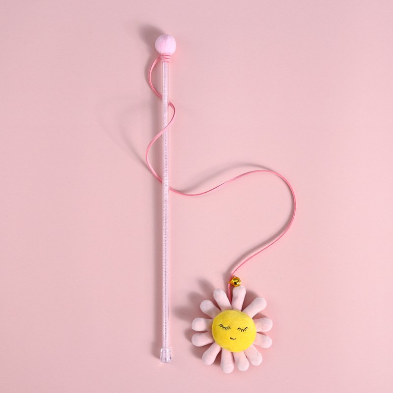 Cartoon Plush Bell Cat Teaser Interactive Sound Toy - Image 5