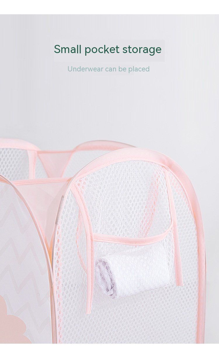 Cartoon Laundry Basket Large Laundry Basket Storage Basket Foldable Dirty Clothes Basket Simple Put Dirty Clothes Storage Basket - Image 3