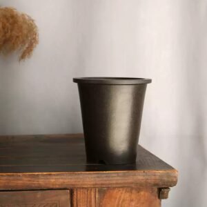Purple Clay Round Flower Pot