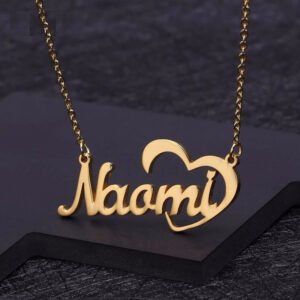 Personalized Name Rose Gold Clavicle Necklace