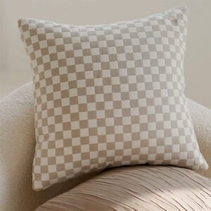 Linen Nordic Style Throw Pillow Cover With Tassel Details